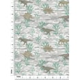 thumbnail image 2 of Stylish Fabric Dinos Desert Design Print on 100% Cotton Quilting Fabric for DIY Projects by 45 Yards (Green, Malt, Mocha, Beige), 2 of 2