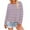 Pink, variant on tarylea Womens Tops Crew Neck Long Sleeve Striped Blouse Color Blocked Loose T-Shirts Casual Dressy Fall Cute Tops