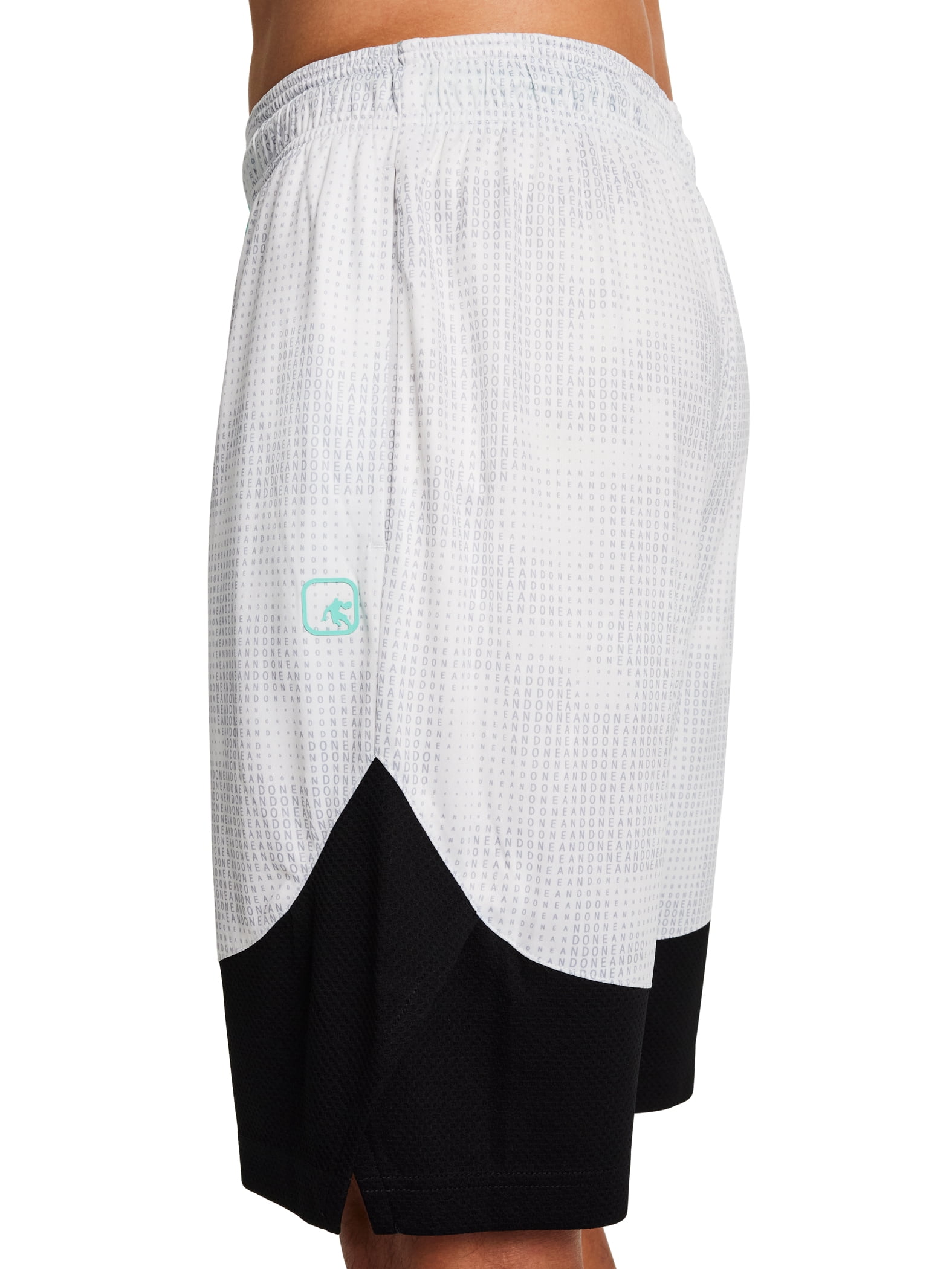 AND1 Men's and Big Men's Active Dribbling Short, 10" Inseam, up to Size 5XL
