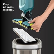 Shark VACMOP Reveal Cordless Hard Floor Cleaner, Vacuum and Spray Mop, 4 Disposable Pads, 12oz Pet Multi-surface Cleaning Solution, VM401