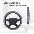 thumbnail image 4 of Bingfone cool rock Skull Steering Wheel Cover - Universal 15 Inches Car Steering Wheel Covers Grip Auto Internal Accessories, 4 of 6