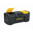 thumbnail image 2 of Stanley Tool Box, Plastic, Black/Yellow, 24 in W x 10-1/2 in D x 10 in H, 2 of 2