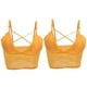 thumbnail image 1 of 2 uds sujetador inalámbrico transpirable cómodo encaje Sexy copa triangular belleza espalda para mujeres niñas, 1 of 9