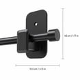 thumbnail image 3 of No-Drill Curtain Rod Bracket, Multi-Function Towel Bar Holder Hooks, Long Object Wall Clips, 4-Pack, 3 of 9