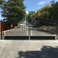 thumbnail image 2 of ALEKO Automatic Venice Style Steel Dual 16 ft Driveway Gate with Opener, 2 of 19