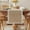 147#E, variant on Natural Linen Table Runner with Rustic Woven Texture, Festive Party Decoration and Foyer Cabinet Cover Function, Boho Table Flag for Dining Room Entryway Home Styling