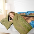 thumbnail image 3 of Erosebridal Cute Capybara 7pcs Bedding Comforter Set,Brown Mouse Rodent Animal Queen Bedding Sets For Capybara Lovers ,Reversible Black, 3 of 7