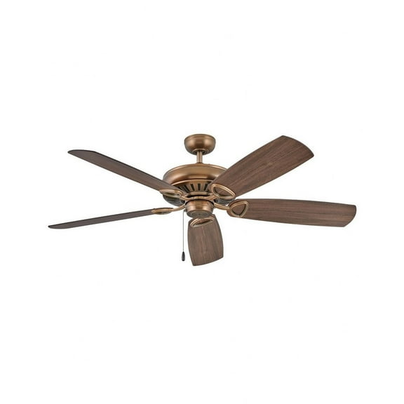 Hinkley Lighting - Gladiator - 60 Inch 5 Blade Ceiling Fan-Antique Copper Finish