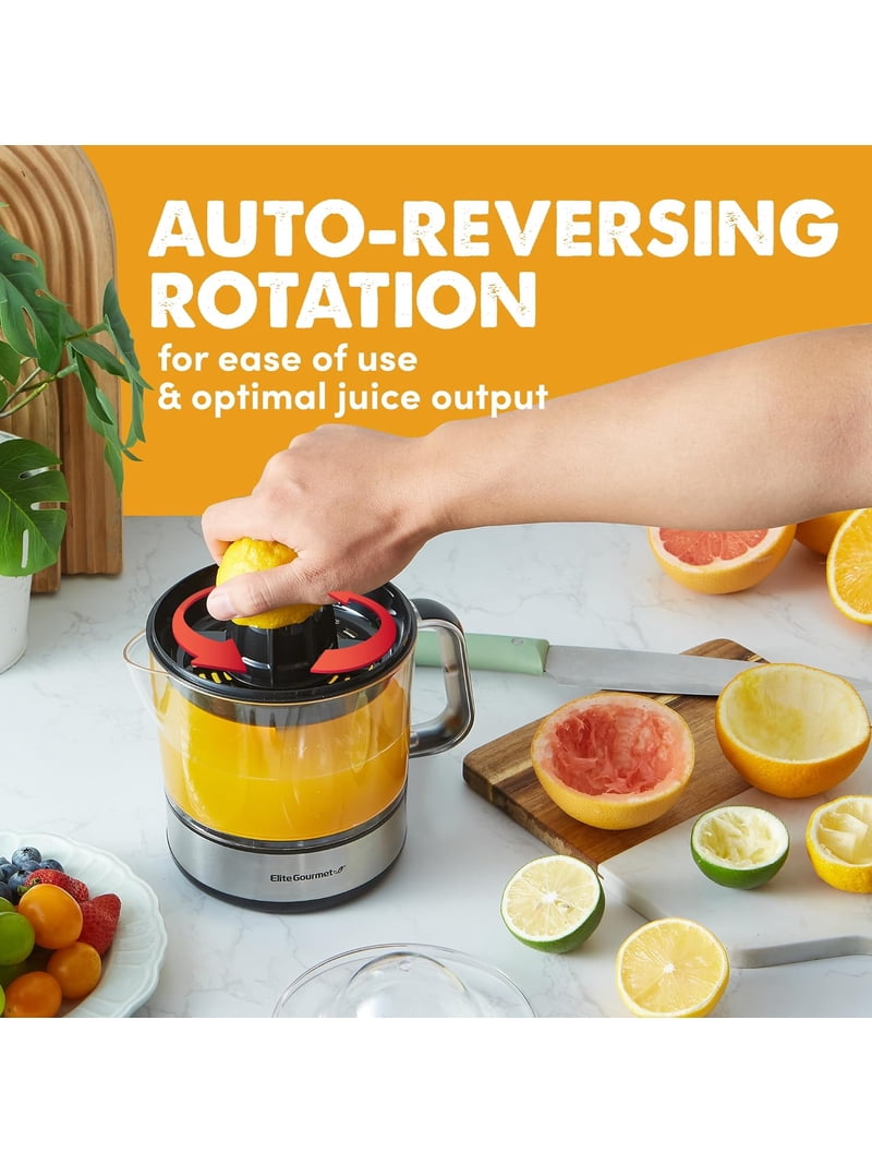 Elite Gourmet エリートグルメ ジューサー• スクイーザー Elite Gourmet 24 oz Citrus Press Juicer, Black - Walmart.com