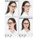thumbnail image 2 of Lentes de Lectura AEZUNI Oversize Cuadrados Demi 1.0, 2 of 5