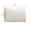 thumbnail image 4 of Cheer Collection Set of 2 Hollow Fiber Filled Lumbar Couch Pillows, 12" x 20" - White, 4 of 4