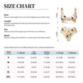 thumbnail image 4 of Kdxio Cartoon Poodle Dog Print Women's 2 Piece High Waisted Wrap Spaghetti Strap Summer Swimsuit Bikini Set-X-Large, 4 of 7