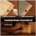 thumbnail image 3 of LumaLit Book Light for Reading in Bed at Night, Rechargeable Clear LED Flat Reading Light with 3 Colors & Timer, Reading Lamp for Booklovers, 3 of 7