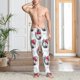 thumbnail image 2 of Fotbe Cute Poodle Dog Pantalones de Pijama para Hombre, Pantalones de Dormir, Pantalones de Casa con Cintura Ajustable y Bolsillos-XX-Large, 2 of 6