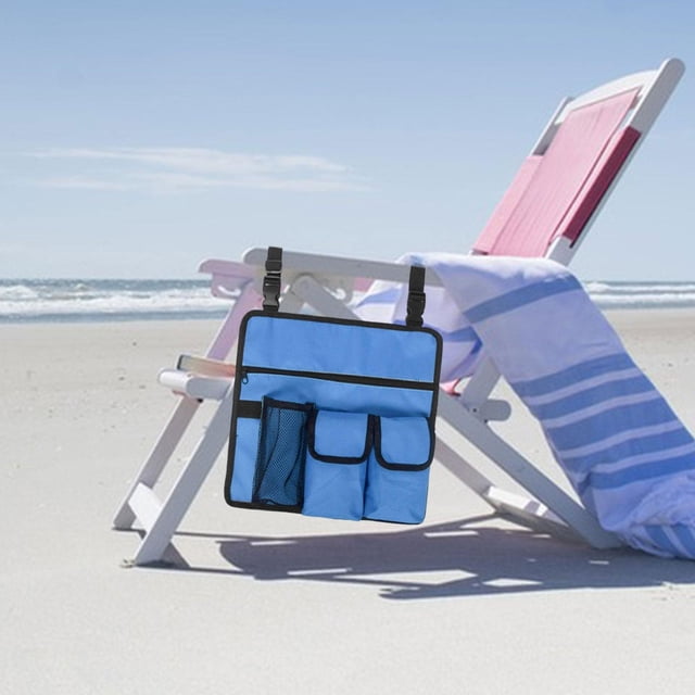Bolsa para silla de camping, sillas plegables, organizador de reposabrazos, bolsas portátiles para aperitivos, artículos diversos, impermeable, sofá, shamjiam Organizador de reposabrazos