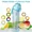 Blue 7 Flavour Pods 1, variant on 650ml Sports Air Water Bottle, BPA Free with Fruit Scent Pods Air Flavor Caps, Leak Proof Cup for Outdoor Running Gym