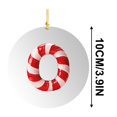 thumbnail image 3 of Ornements Alphabet pour Arbre de Noël, 26 Lettres Initiales Canne de Bonbon Pendentif Décoration Arbre de Noël, Monogramme Personnalisé Décorations Rouges pour Cadeaux Arbre de Noël Diy, 3 of 5