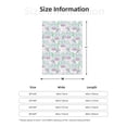 thumbnail image 5 of Sikiie Rabbit Back View Cozy Flannel Fleece Throw Blanket: Lightweight & Thick for All Seasons - Perfect for Women, Men, & Kids"60"x50", 5 of 6