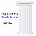 thumbnail image 1 of Double Reverse PCI-E 4.0 3.0 16x Extension Cable Rise Graphics Card Cord High Speed PCIE PCI Express Gen 4 GPU ITX Connector Reverse 3.0 White 20cm 7.87inch, 1 of 6