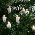 thumbnail image 3 of 100ct Warm White LED Wide Angle Christmas Lights, 33ft White Wire, 3 of 4