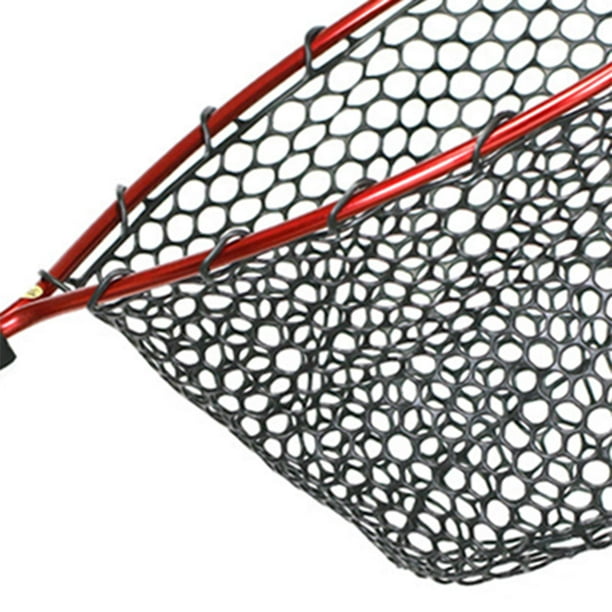 Fish Net Fishing Landing Net with Handle Compact Folding Net Triangular  Bracket Outdoor Hand Dip Net Fishing Net Tools Fish Landing Net