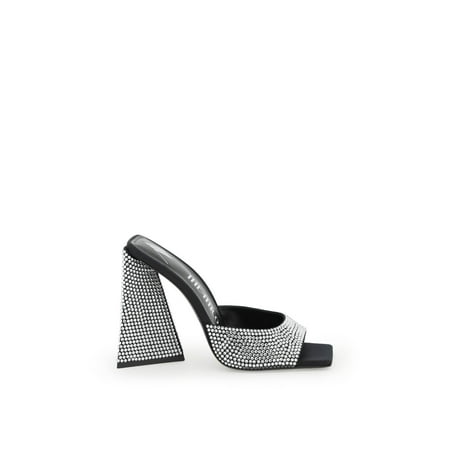 

The attico devon mules with rhinestones