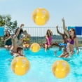 thumbnail image 6 of YiJuHui 4pcs Sequins Beach Ball Jumbo Pool Toys Balls Giant Confetti Glitters Inflatable Clear Beach Ball Swimming Pool Water Beach Toys Outdoor Summer Party Favors for Adults, 6 of 9