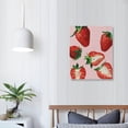 thumbnail image 4 of Nawypu Abstract Strawberries Print Fruit Wall Art, 4 of 5