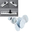 thumbnail image 3 of 10 Pcs Écrou à Double Crantail Fileté pour Rail, Points de Fixation Robustes, Acier au Carbone Galvanisé, Charge de Travail de 2200lbs pour Camionnette, 3 of 7
