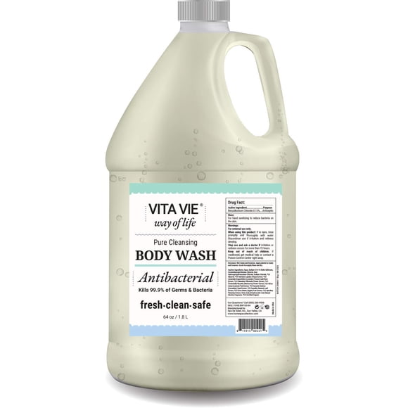 Recambio de gel de baño antibacteriano VITA VIE, 64 oz