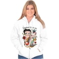 thumbnail image 4 of Betty Boop Unafraid To Be Me Tattoo Women Plus Size Zipper Hoodie Brisco Brands 2X, 4 of 5
