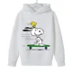thumbnail image 2 of Sudadera con capucha para niños y niñas, de Snoopy, de dibujos animados blancos, de anime, 2024, 2 of 5