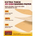 thumbnail image 5 of Katbite Heavy Duty Unbleached Parchment Paper for Baking, 12x16 inch, 200 Pcs, 5 of 12