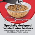 thumbnail image 4 of Hamilton Beach Power Deluxe 6-Speed Electric Hand Mixer with Snap-On Storage Case, QuickBurst, Beaters, Whisk, (62619E)) (Black/Metalic), 4 of 8