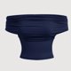 thumbnail image 4 of Mujeres V Cuello Tops sin Mangas sin Espalda Hueco con Flor Bordado, Poliéster Spandex Tejido Elástico para las Vacaciones de la Fiesta, 4 of 9
