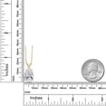 thumbnail image 6 of Gem Stone King 5.00 Cttw IGI Certified Lab Grown Diamond Pendant Necklace for Women in 14K Yellow Gold | Pear Shape Diamond | D-E Color | VS1 Clarity | With 18 inch Chain, 6 of 7
