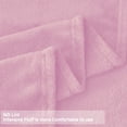 thumbnail image 5 of Fleece Throw Blanket for Couch & Bed, Soft Fuzzy Plush Twin XL Size Pink Blanket, Luxury Flannel Lap Blanket, Super Cozy and Comfy for All Seasons, 71" x 80", 5 of 5