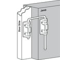 U 9847 patio sliding door loop lock D Install additional childsafe