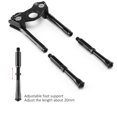 thumbnail image 4 of De Manivela Bicicleta Ajustable Aleación De Aluminio Negro Fácil Instalación Compacto Ligero Práctico Conveniente Práctico Duro Durable Diy Estable Soporte De Manivela Eigraketly OD005135-00, 4 of 7