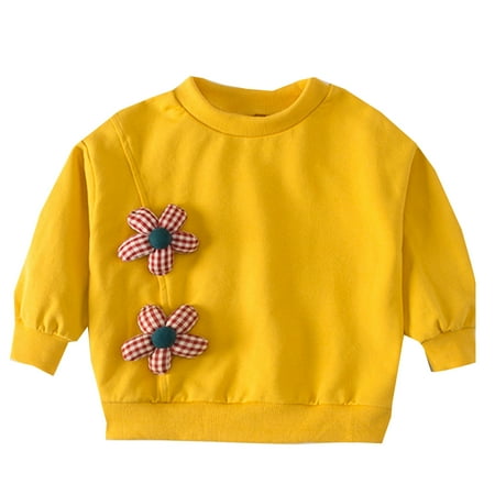 

Hoodies for Teen Boy Toddler Girls Cartoon Plaid Flower Long Sleeve Pullover SweatShirt Tops Clothes For Kids Wolf Hoodie Kids Girls