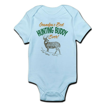 CafePress - Grandpa's Best Hunting Buddy Ever! Infant Bodysuit - Baby Light