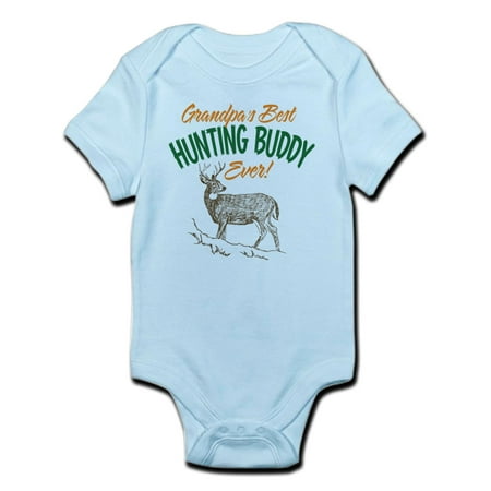 CafePress - Grandpa's Best Hunting Buddy Ever! Infant Bodysuit - Baby Light (Best Baby Present Ever)