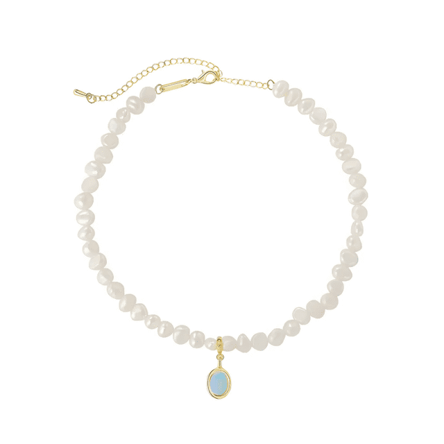 Collar De Perlas Naturales Cultivadas Para Mujer