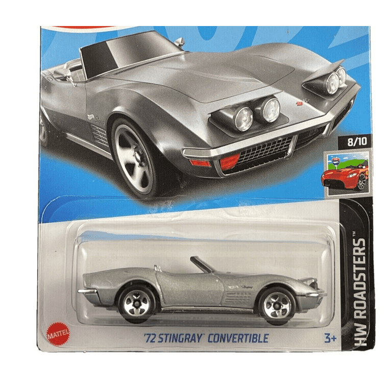 Hot Wheels - HW Roadsters 8/10 (2023) Silver '72 Stingray