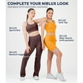 thumbnail image 6 of Nirlon Y Back Adjustable Sports Bras For Women - Nirlux Camisole Sports Bra, Stretchy Womens Tops Soft Workout Tops For Women (Rum, 6), 6 of 6
