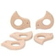 thumbnail image 3 of 5Pcs Forma de Pájaro Lindo Mordedor para Bebés Alivio del Dolor Juguetes de Madera para la Dentición del Bebé Juguetes de Sonajero de Madera Juguetes para Mordedores para Beb Suministro Para el Hogar Octpeak NO, 3 of 7