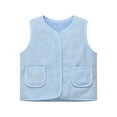 thumbnail image 2 of AUNVITO Girls Boys Thermal Vest Fleece-Lined Winter Warmth Heavyweight Lightweight Design 6M-13Y Casual Wear for Outdoor Play, 2 of 9