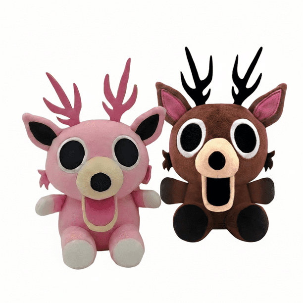 99 Nights In the Forest Plush Toys Deer Plush Toy 9.8 In Cute & Cuddly Stuffed Toy Winter Plush Lovely Collectible Toy 2pc