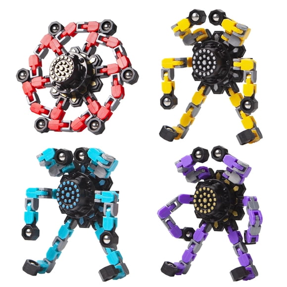 Fidget Spinners Gokeey Transformable, 4 unidades, para niños y adultos