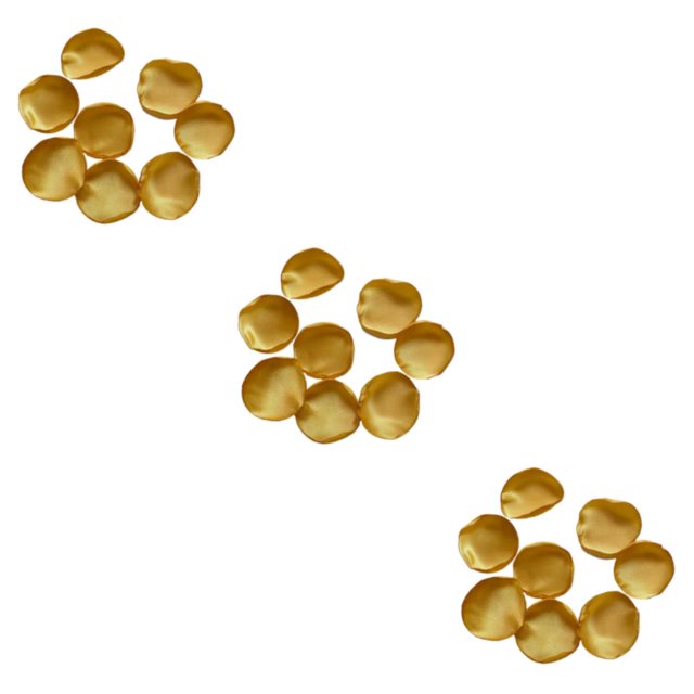 Yuarrent 200pcs / set Pétalos artificiales de larga duración - Elegantes para decoraciones de bodas y cumpleaños B29Maple Leaf Yellow Type1 NO1
